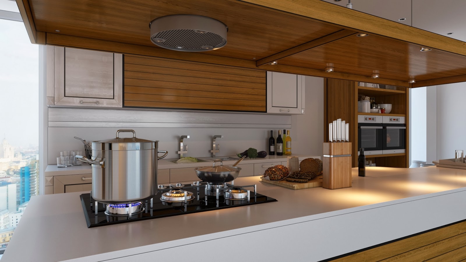 طراحی آشپزخانه مدرن 4