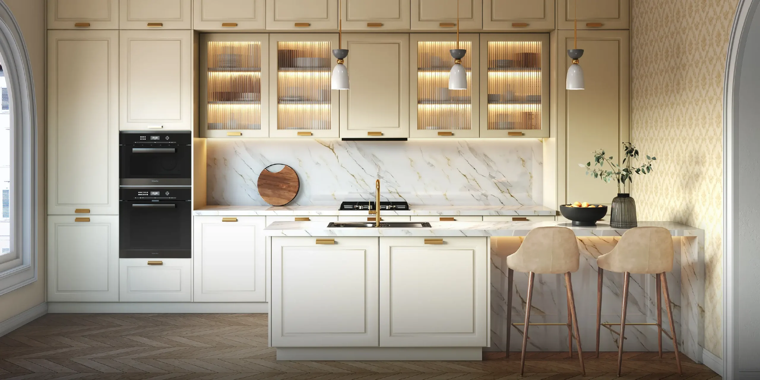 اگر آشپزخانه کوچکی دارید این مطلب را بخوانید 17 کابینت ممبران؛ مقاوم و زیبا