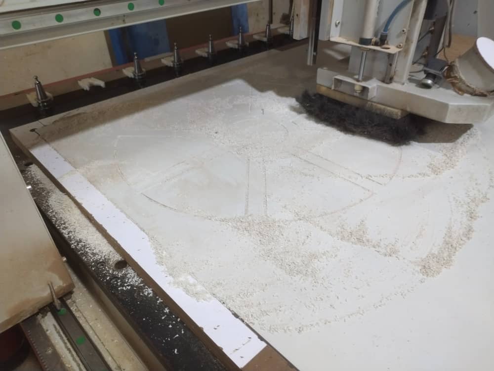 برش cnc پی وی سی