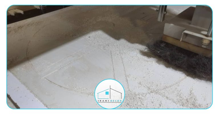 برش cnc پی وی سی در ایرانی دکور 1 برش CNC پی وی سی